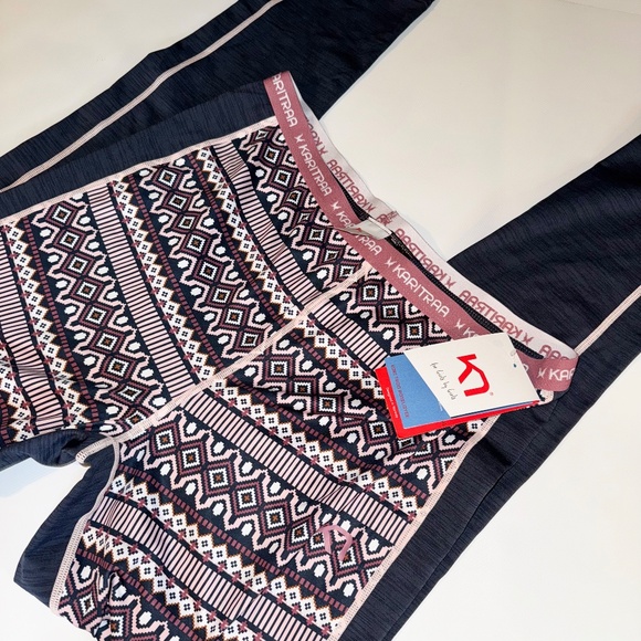 Kari Traa Women's Lune Base Layer Bottoms Thermal Pants L - Picture 4 of 10